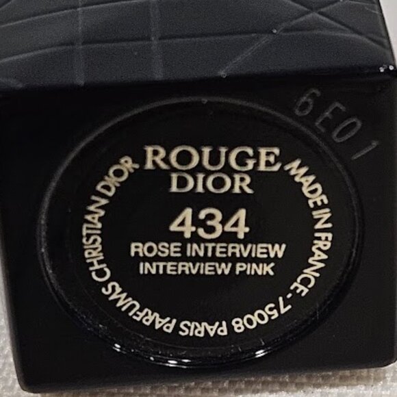 Christian Dior Rouge Dior Rose Interview 434 Interview Pink France New No Box - Picture 4 of 7